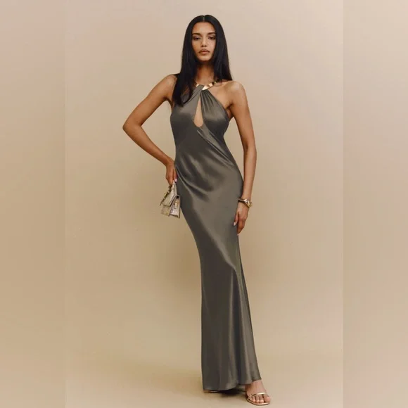 Reformation Dresses Nwt Reformation Yvaine Silk Dress Poshmark